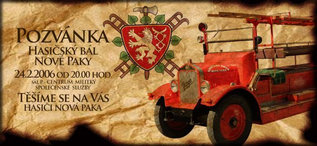 Pozvnka na hasisk ples